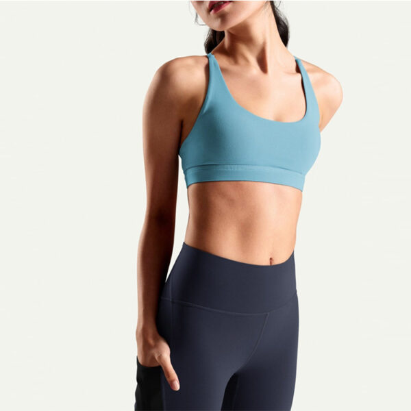 Customized Classic Criscross Back Sports Bra - Image 3