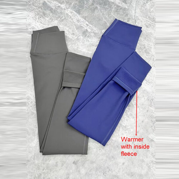 High Waist Warm Fleece Lined Legging - Image 3