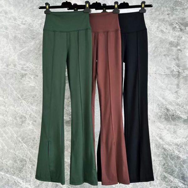 Customized Flexible Athleisure Pants Flare Yoga Pants - Image 3