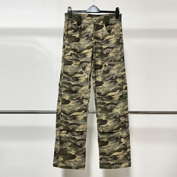 Customized Camo Trouser Paneled Cargo Pants - Image 3