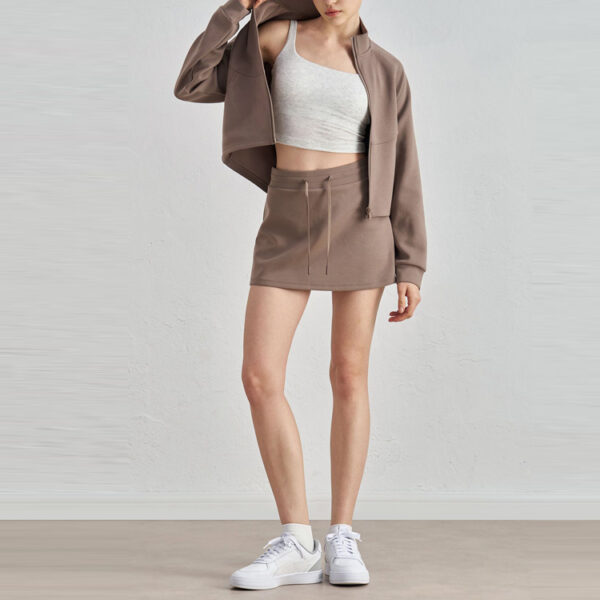 Athleisure A-line Sports Mini Skirt