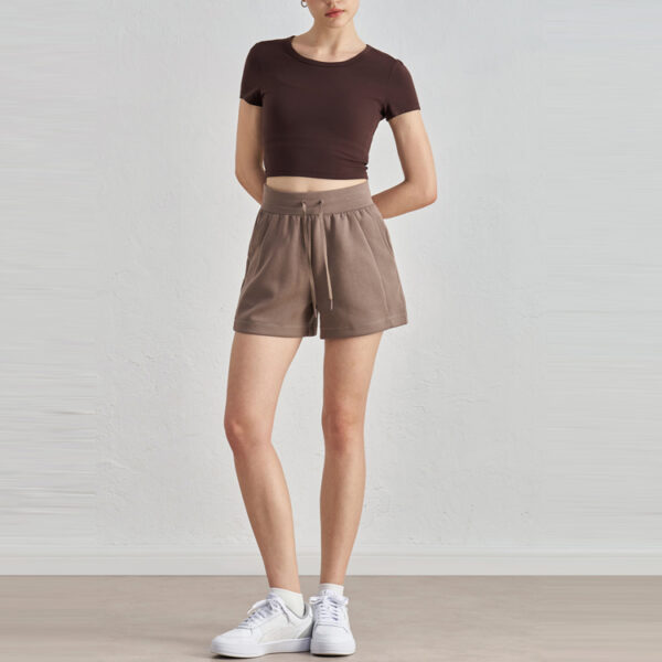 High-Waisted Relaxed Sweatshorts​