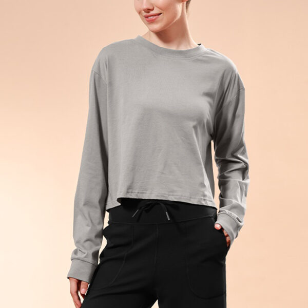 Custom Pima Cotton Poncho Style Long Sleeve Tee