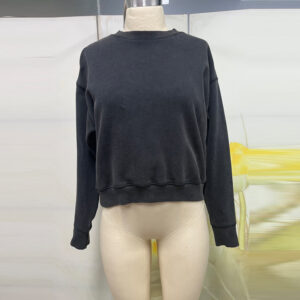 Custom Modern Streetwear Open-Back Grommet Sweatshirt