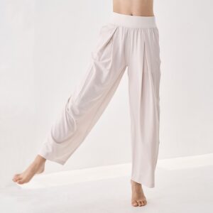 Custom Wide Leg Sports Athleisure Pleated Pants